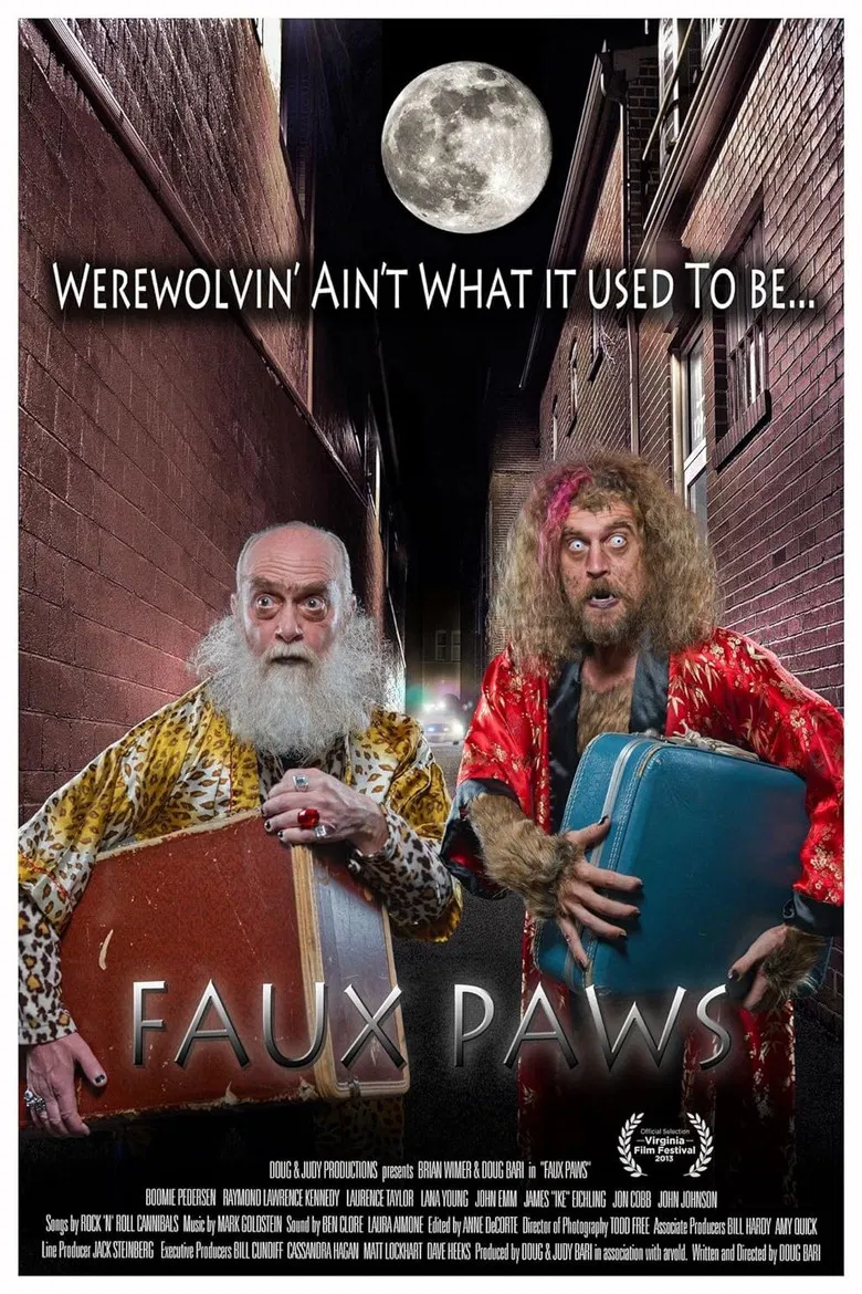 Faux Paws poster background