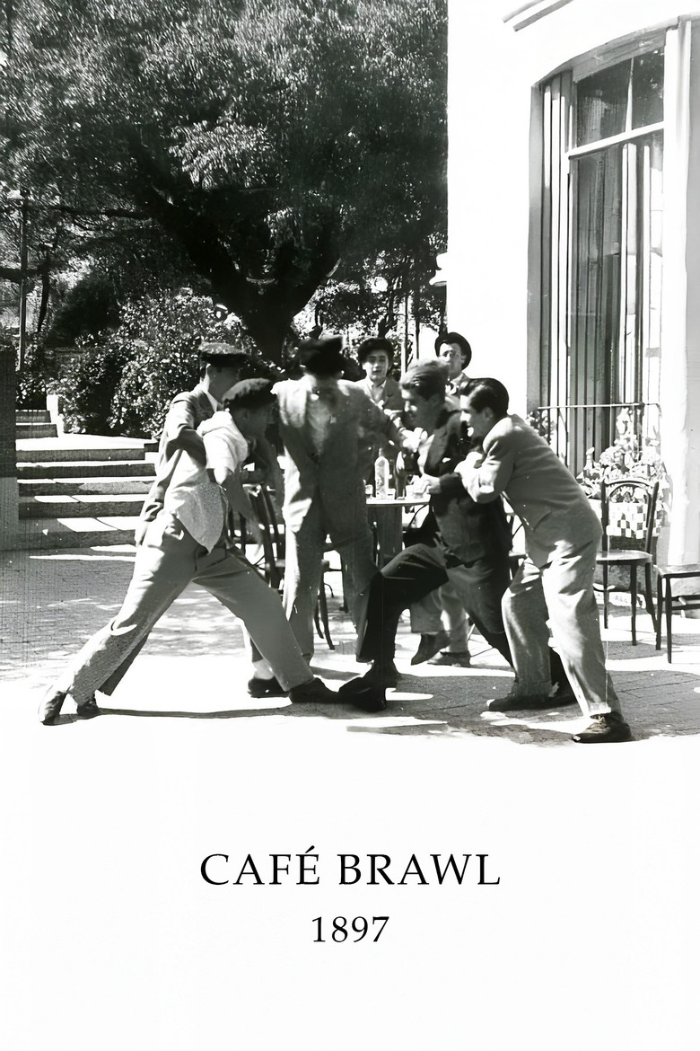 Café Brawl poster background