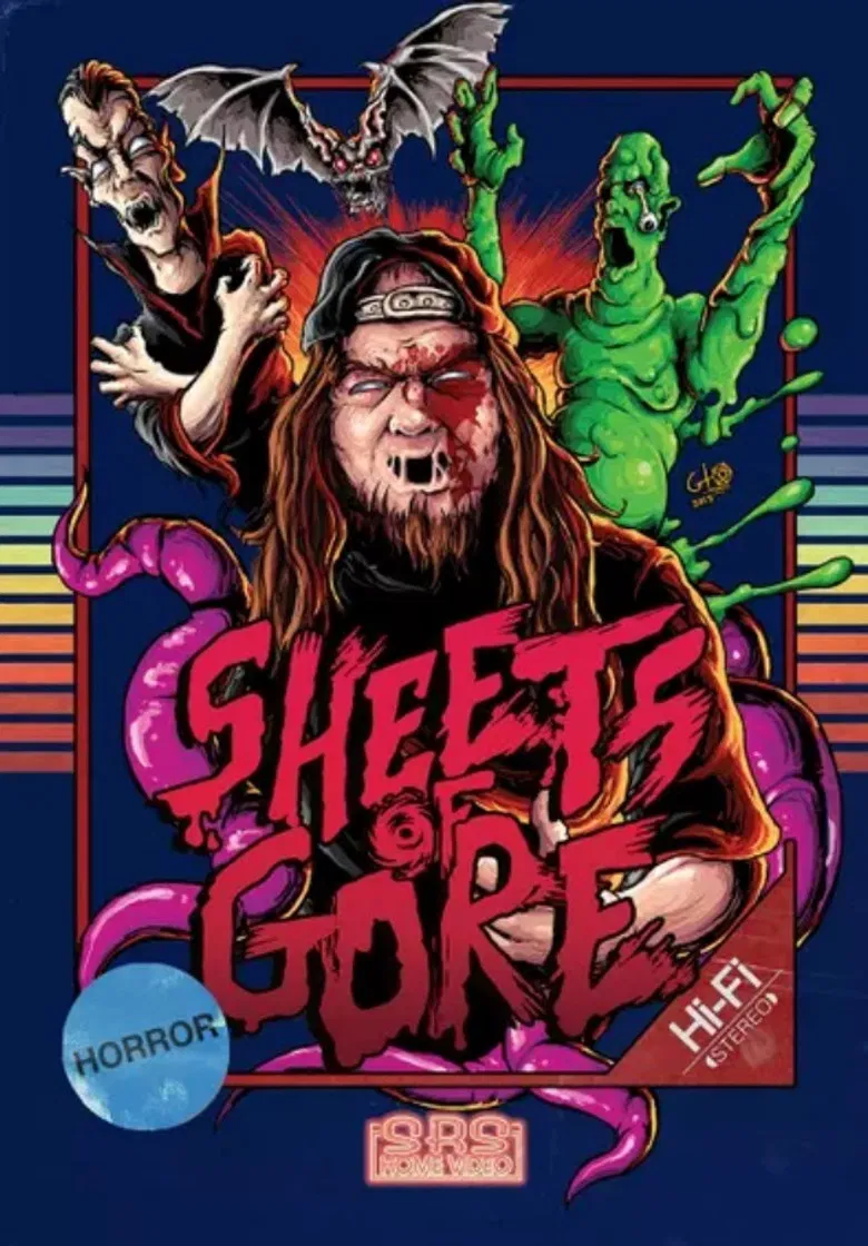 Sheets of Gore poster background