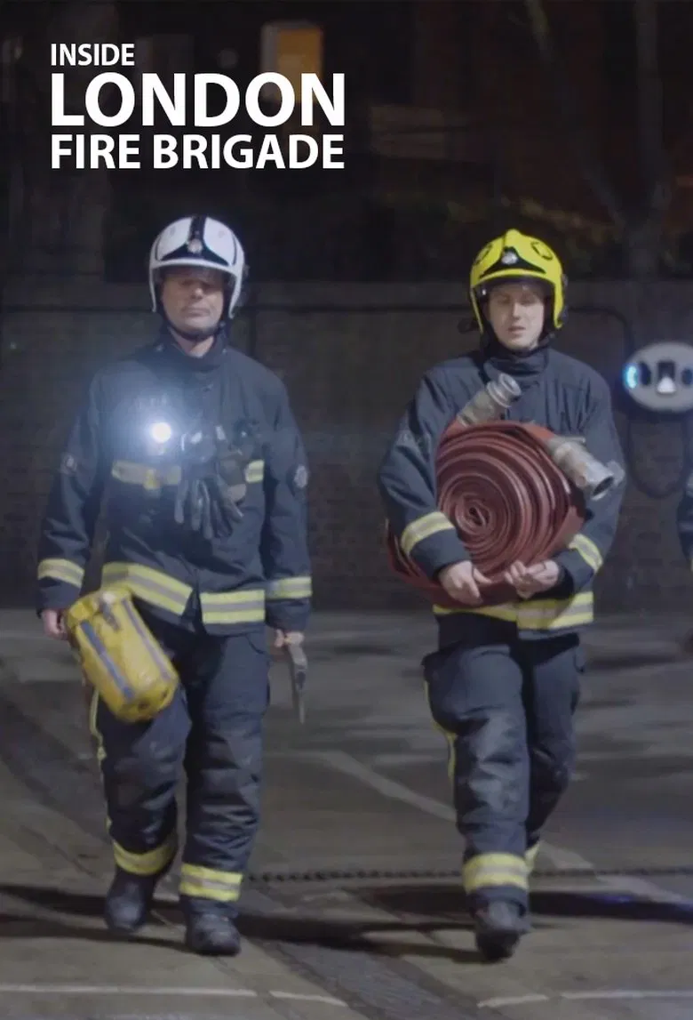 Inside London Fire Brigade poster background