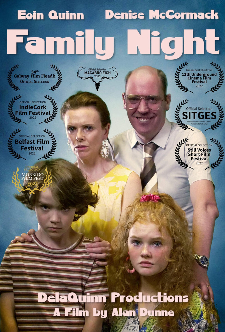 Family Night poster background