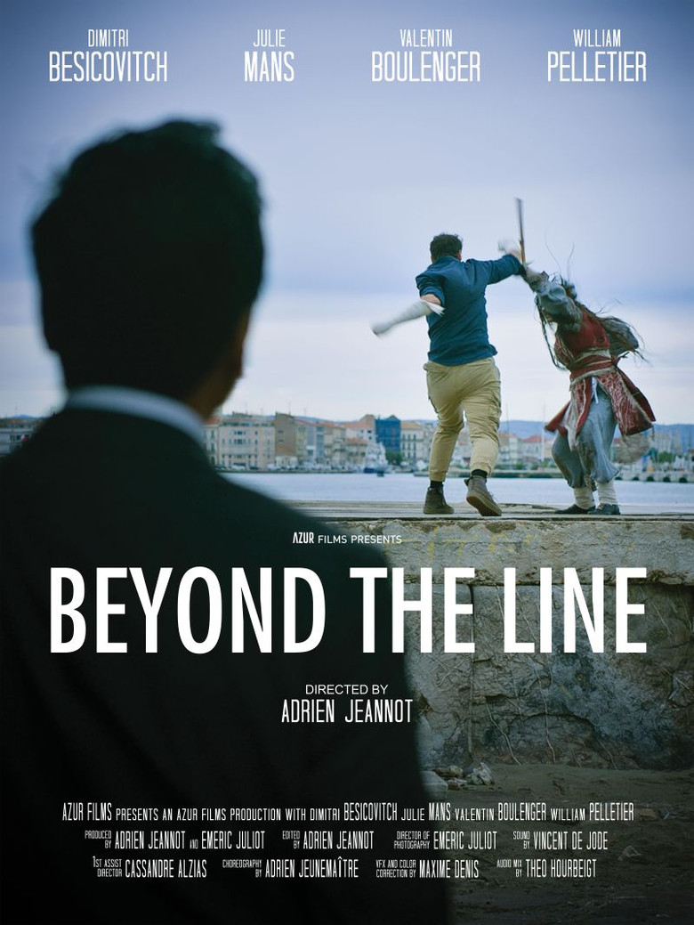 Beyond the Line poster background
