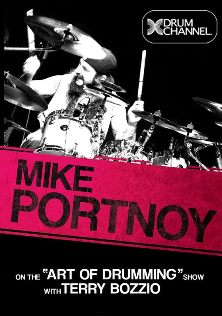 Mike Portnoy on the “Art Of Drumming” with Terry Bozzio poster background