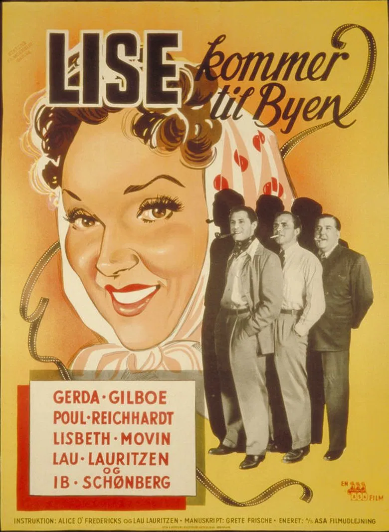 Lise kommer til byen poster background