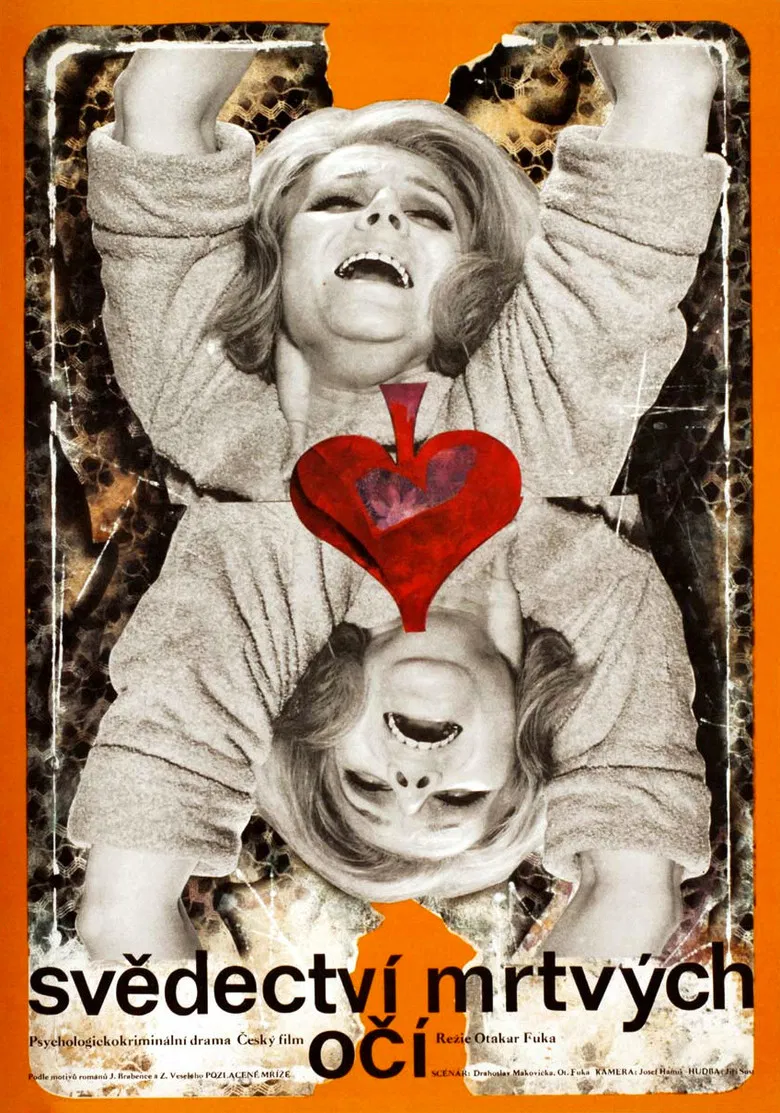 Svědectví mrtvých očí poster background