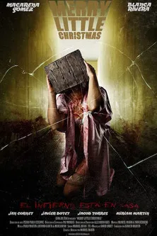 Merry Little Christmas poster background