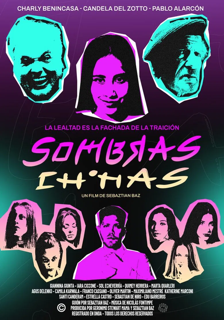 Sombras chinas poster background