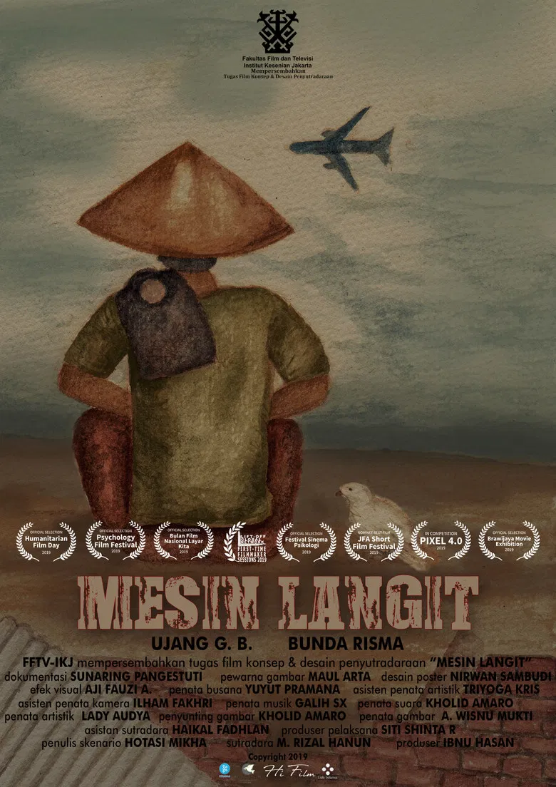 A Sky Machine poster background