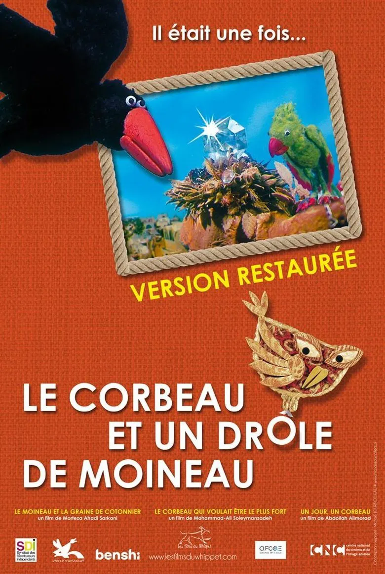 Le Corbeau et un drôle de moineau poster background