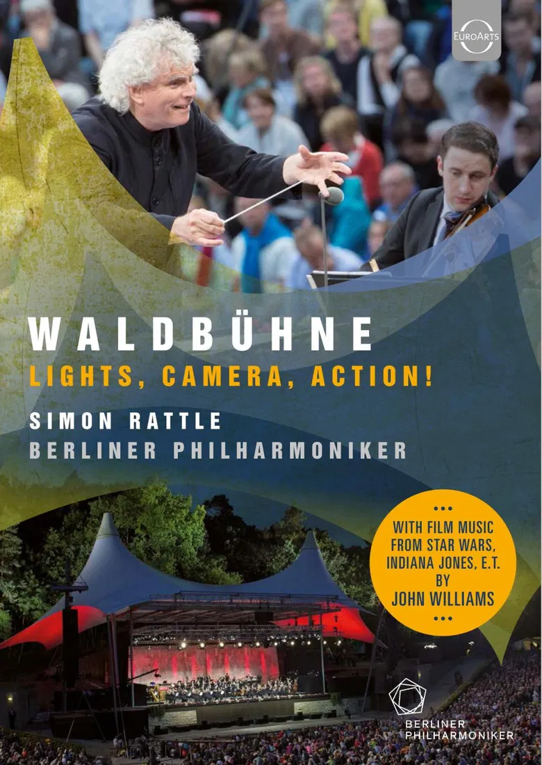 Waldbühne 2015 | Lights, Camera, Action! poster background