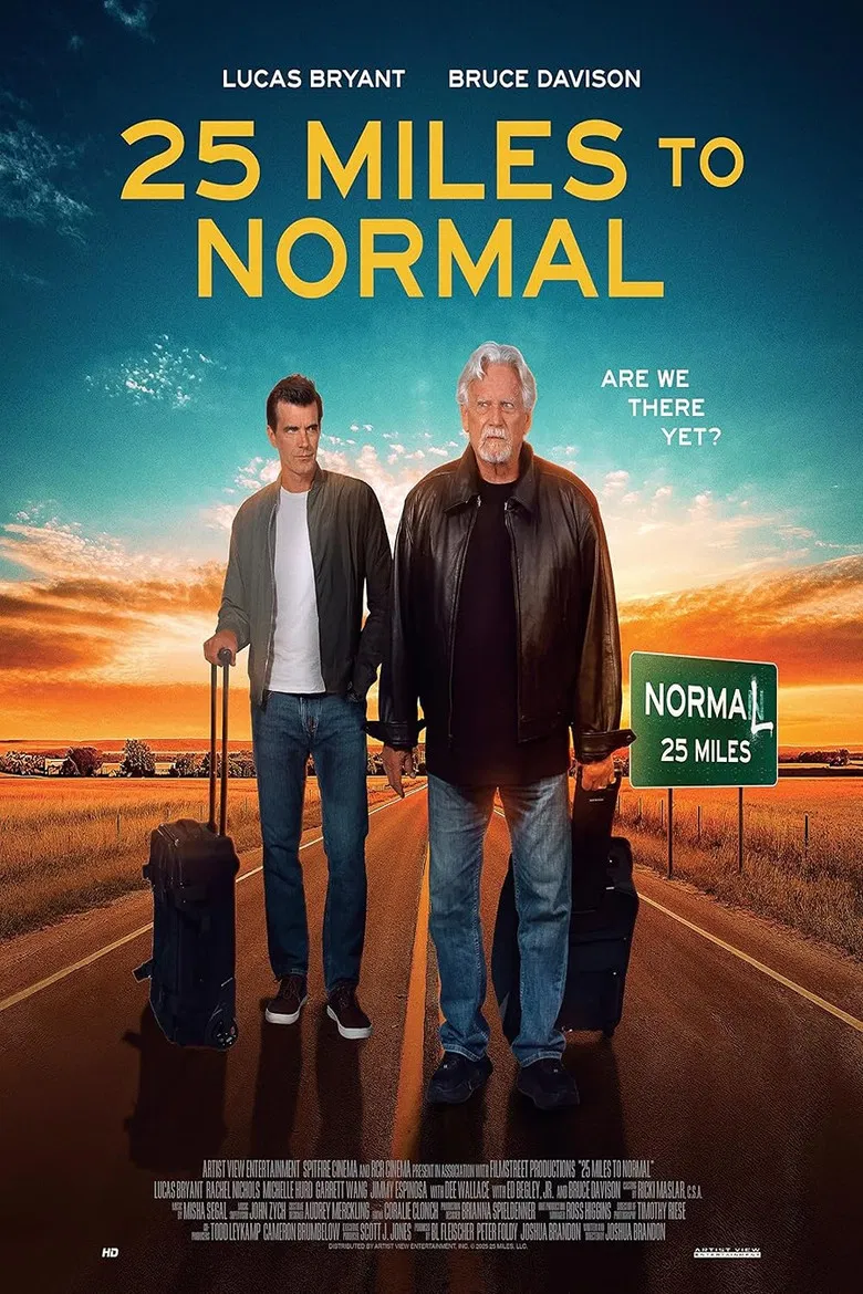 25 Miles to Normal poster background