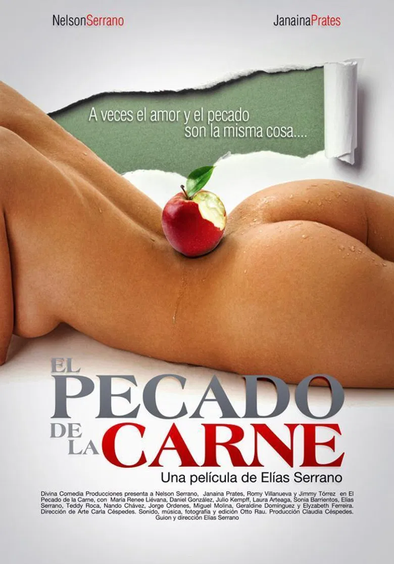 El pecado de la carne poster background