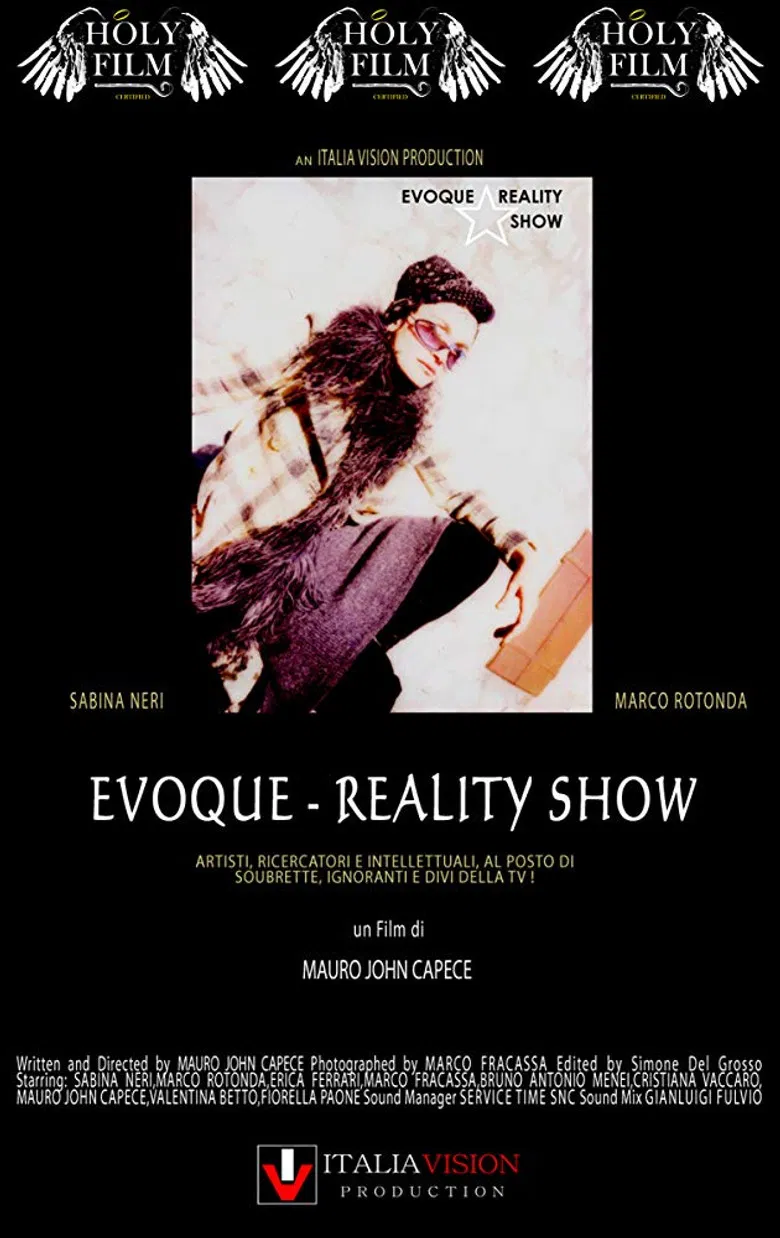 Evoque: Reality Show poster background