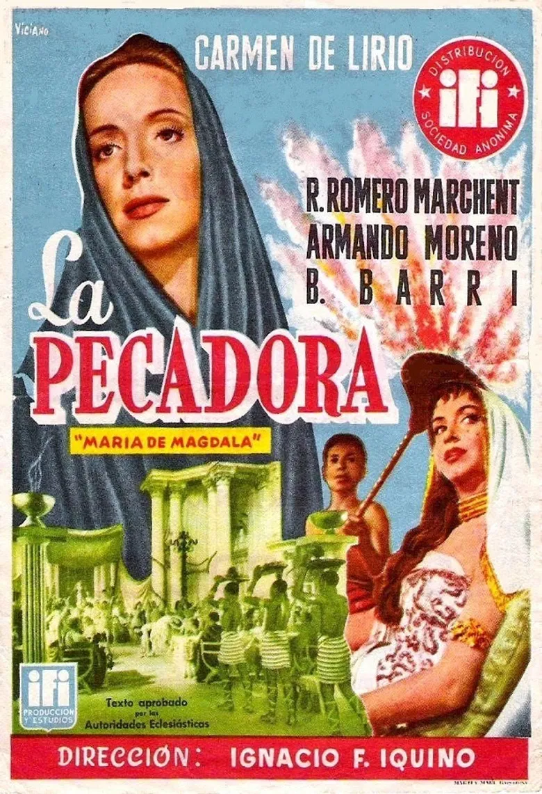 La pecadora poster background