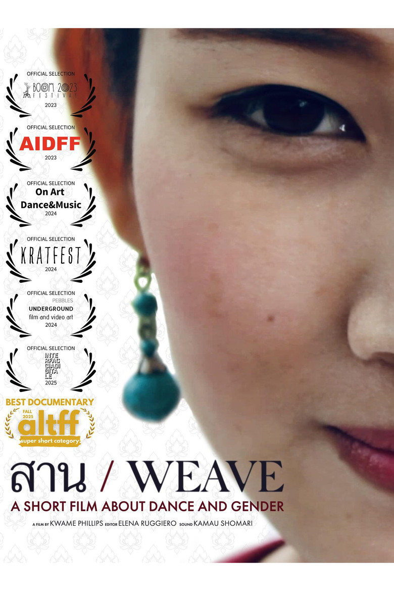Weave poster background