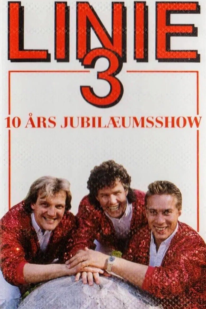 Linie 3 - 10 års jubilæumsshow poster background