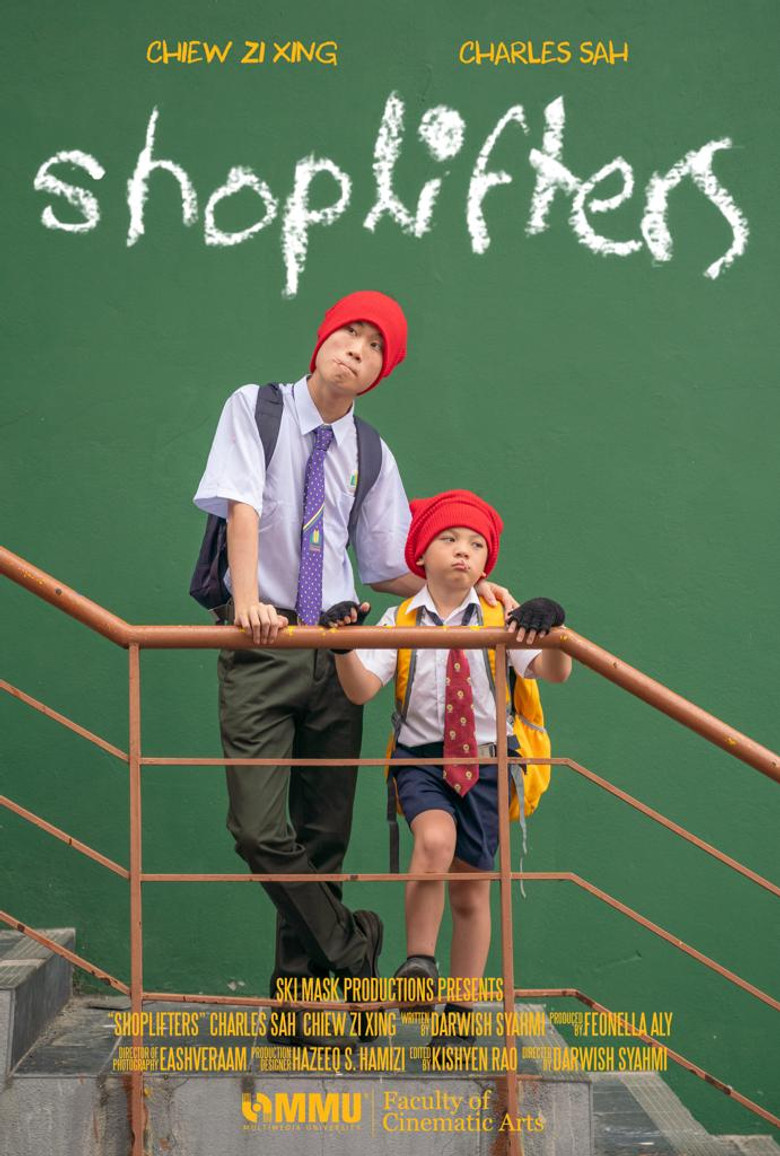 Shoplifters poster background