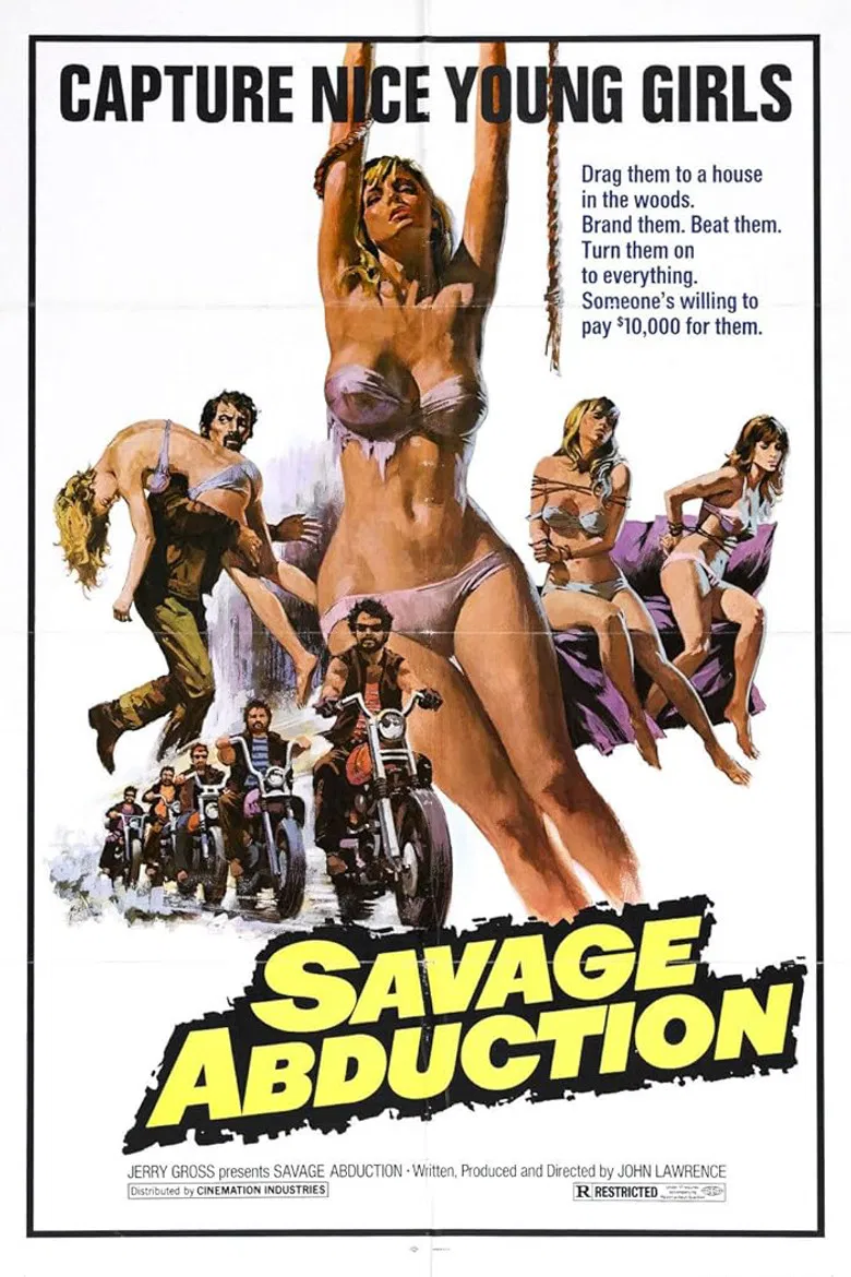 Savage Abduction poster background