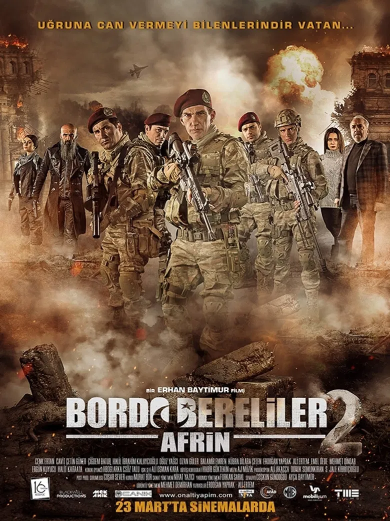 Bordo Bereliler 2: Afrin poster background
