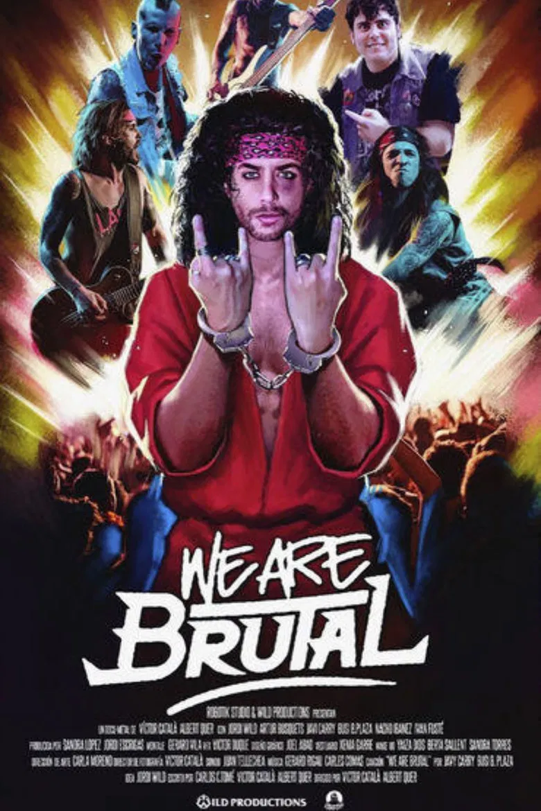 We Are Brutal poster background