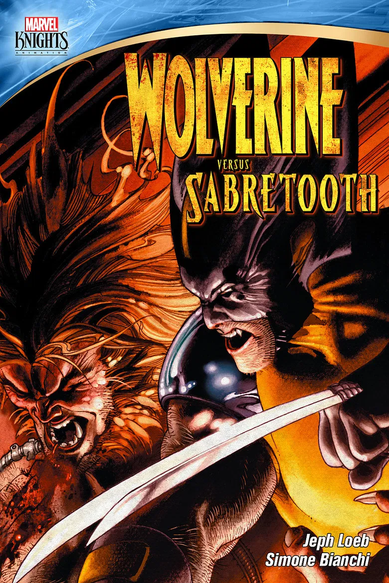 Wolverine Versus Sabretooth poster background