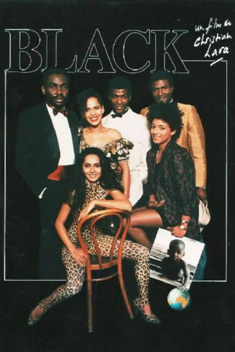 Black poster background