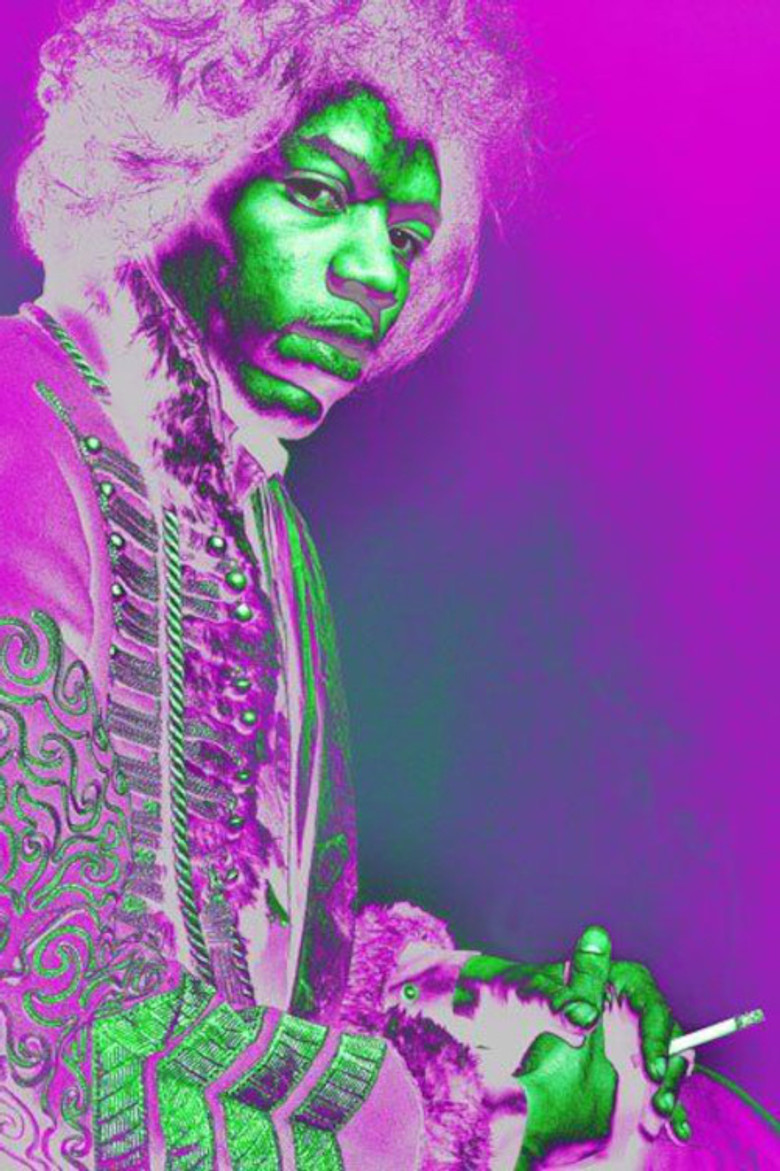 Untitled Jimi Hendrix Film poster background