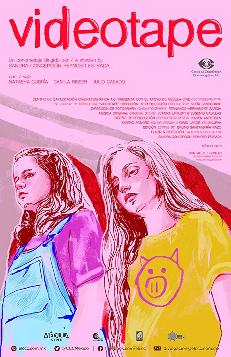 Videotape poster background