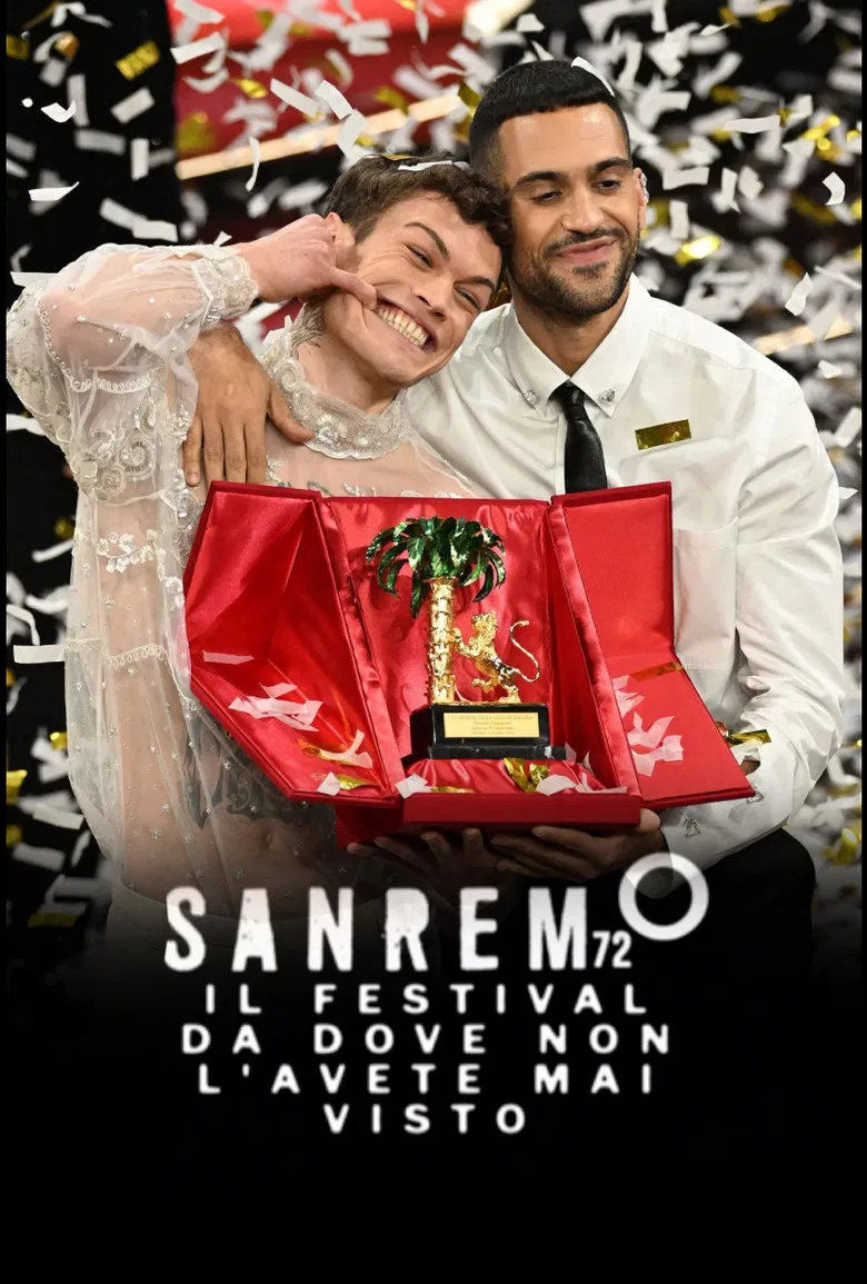 Sanremo 72. Il Festival da dove non l’avete mai visto poster background