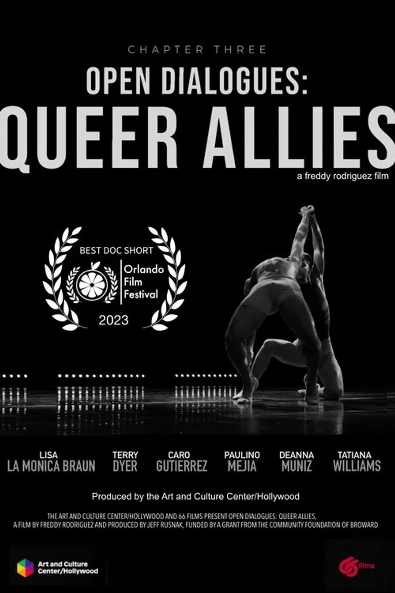 Open Dialogues: Queer Allies poster background