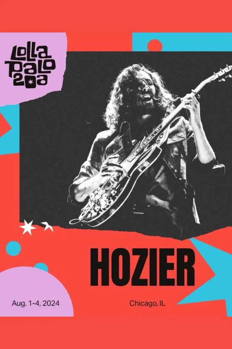 Hozier - Live at Lollapalooza Chicago 2024 poster background