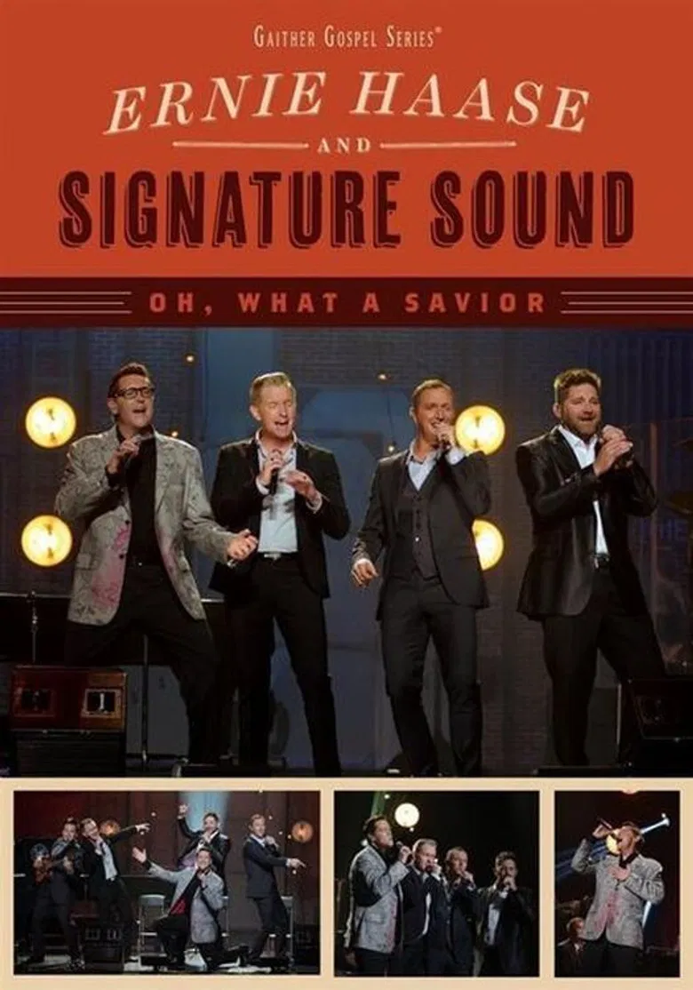 Oh What A Saviour poster background
