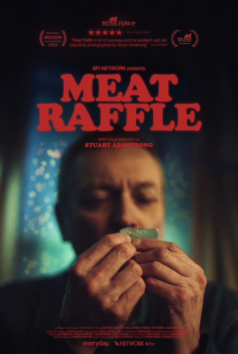 Meat Raffle poster background