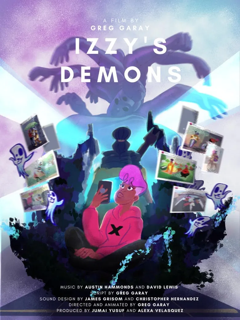 Izzy's Demons poster background