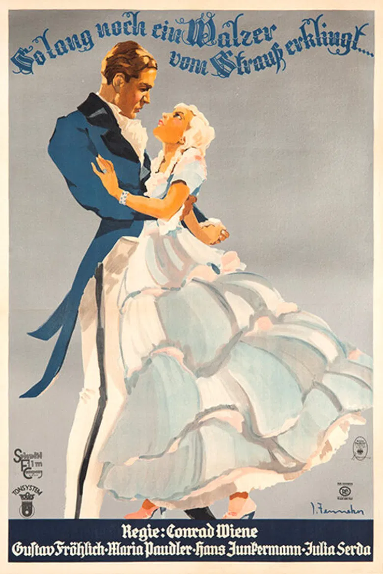 A Waltz by Strauss poster background