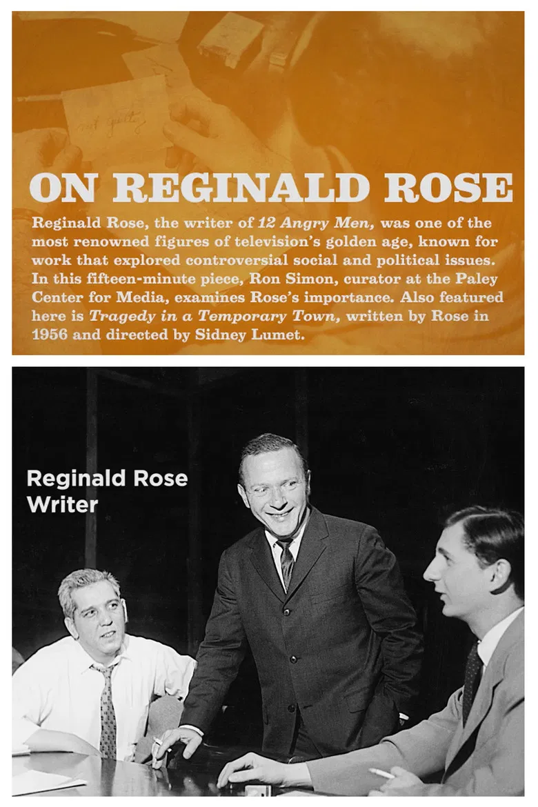 On Reginald Rose poster background