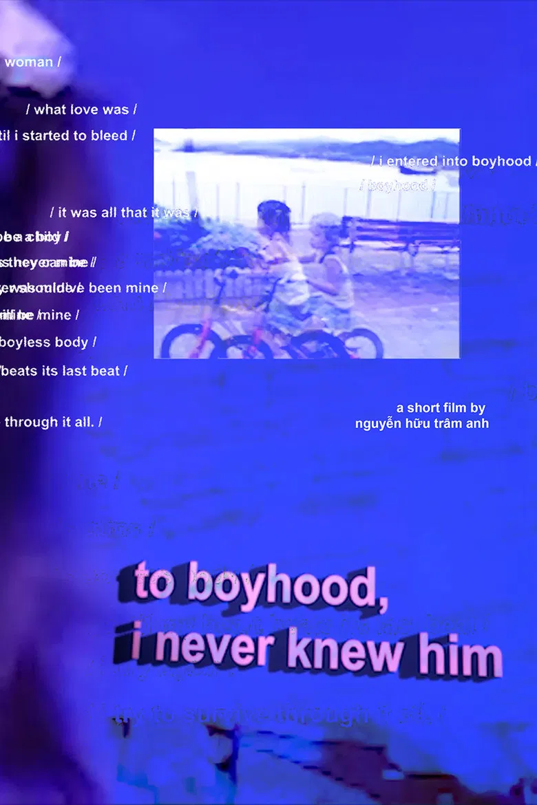 to boyhood, i never knew him poster background
