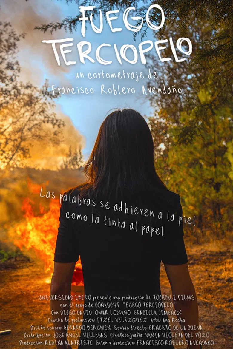 Fuego terciopelo poster background