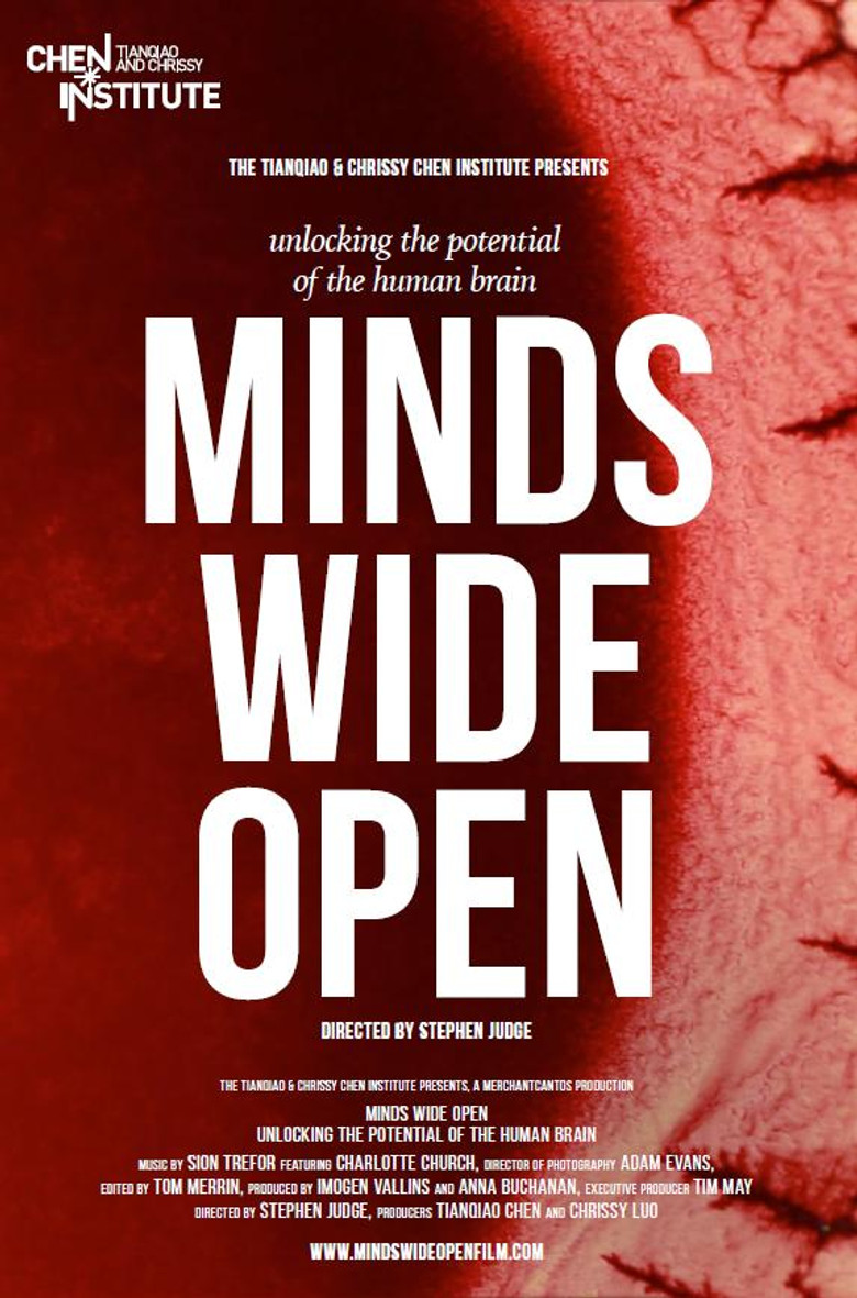 Minds Wide Open: unlocking the potential of the human brain poster background