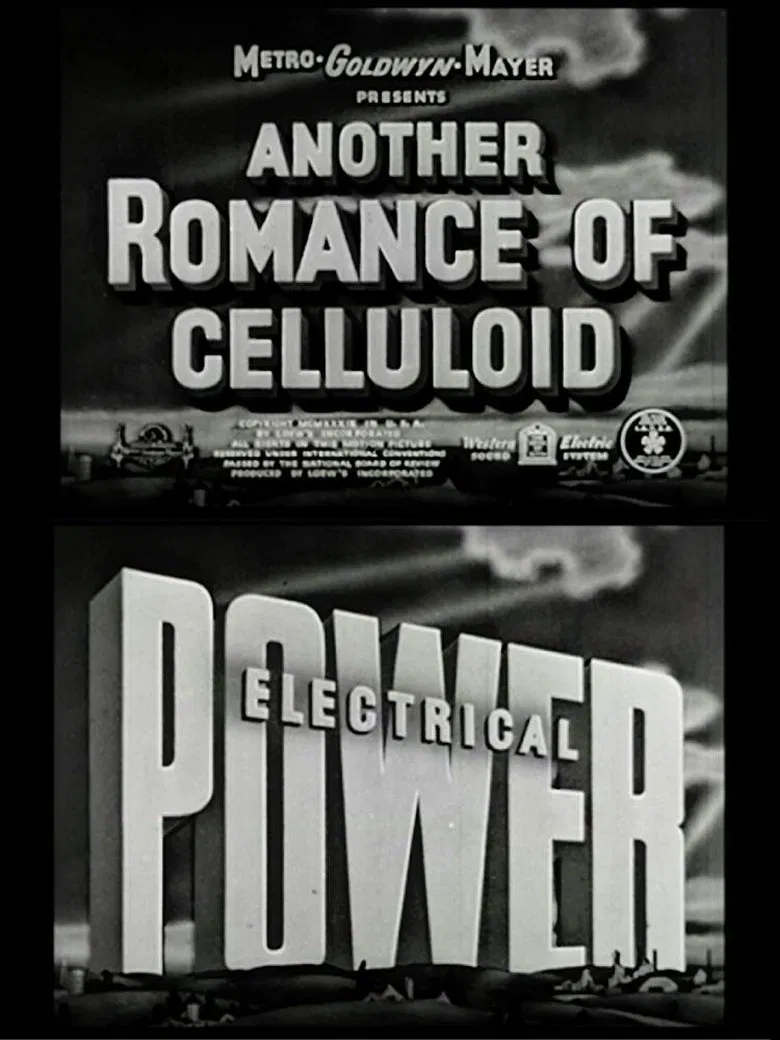 Another Romance of Celluloid: Electrical Power poster background