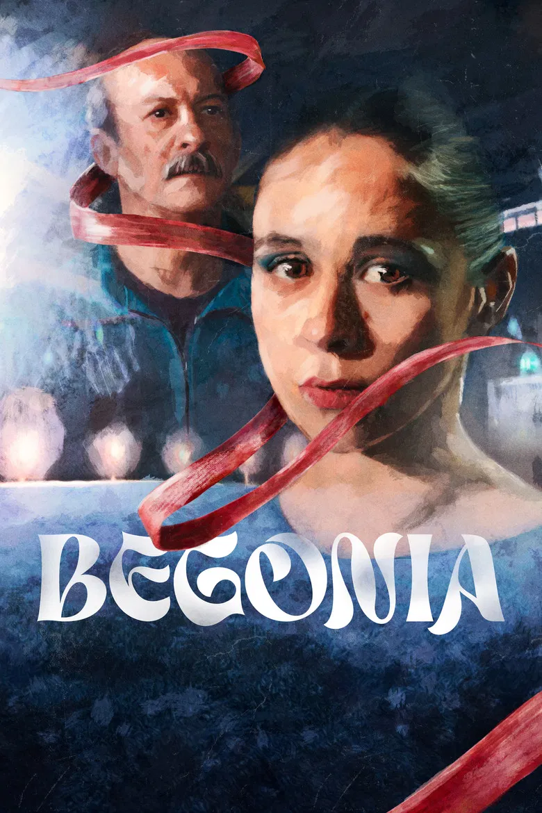 Begonia poster background