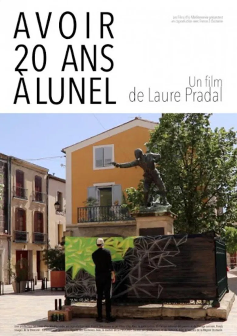 Avoir 20 ans à Lunel poster background