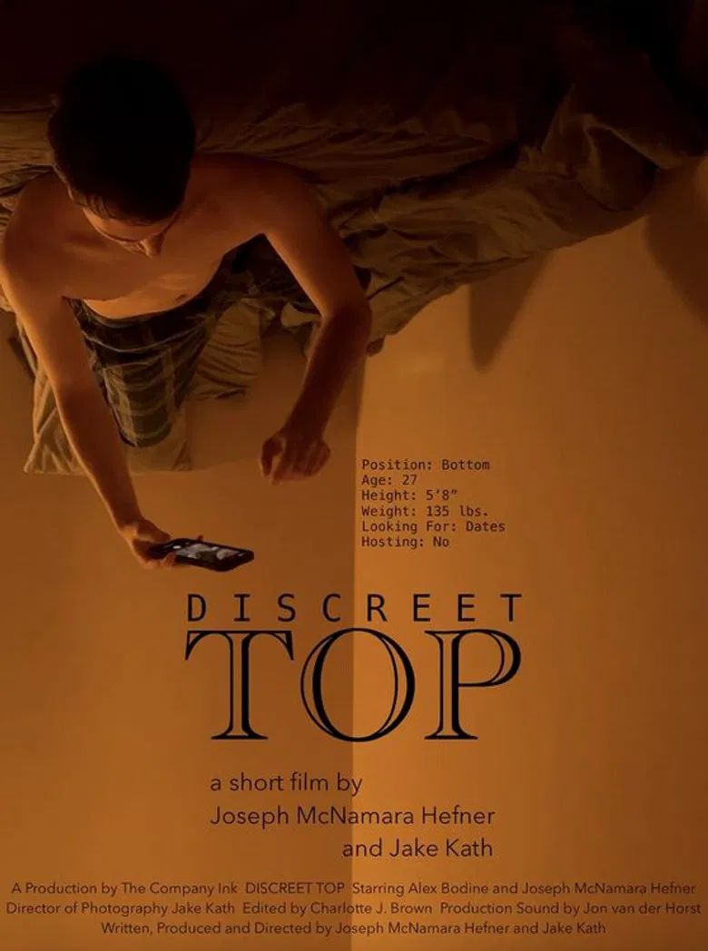 Discreet Top poster background
