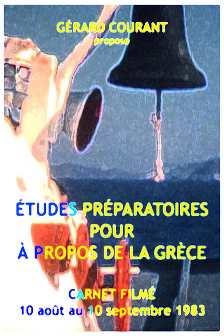 Études préparatoires pour "À propos de la Grèce" poster background