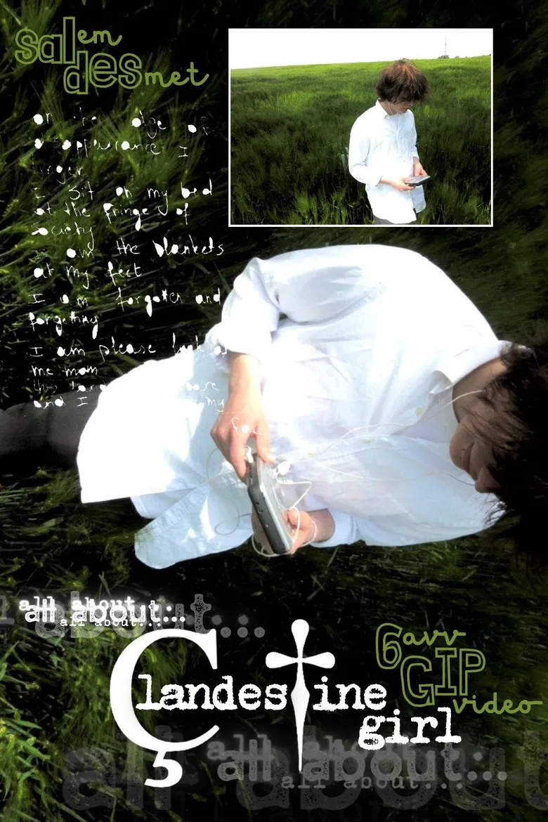 All about clandestine girl. poster background
