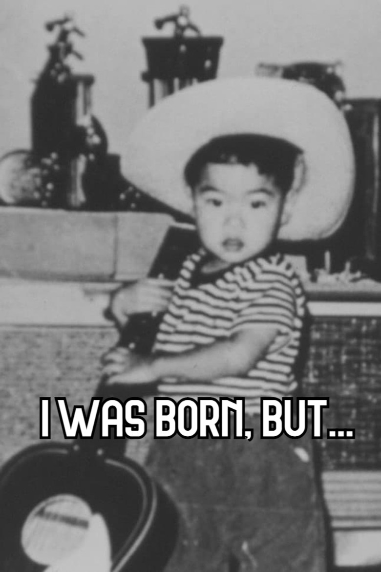 I Was Born, But… poster background