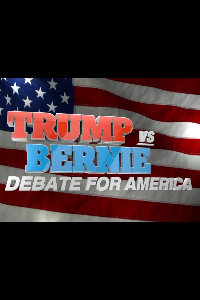 Trump vs. Bernie: Debate for America poster background