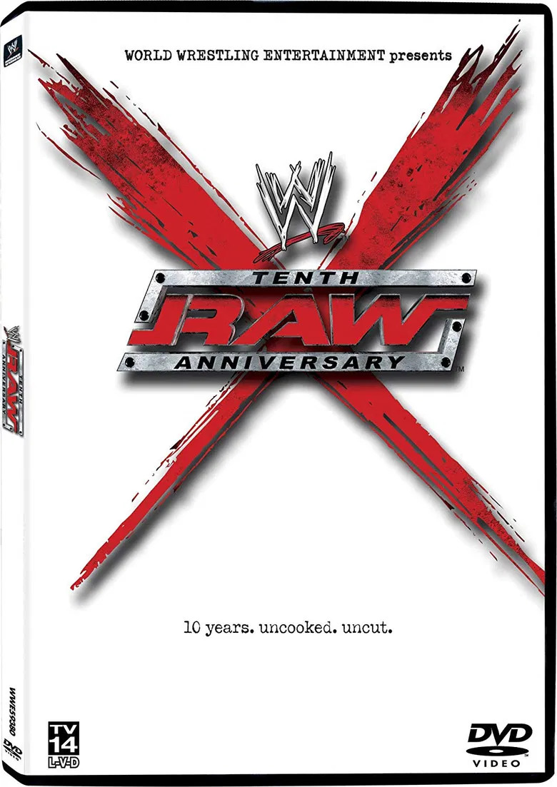 WWE: Raw 10th Anniversary poster background