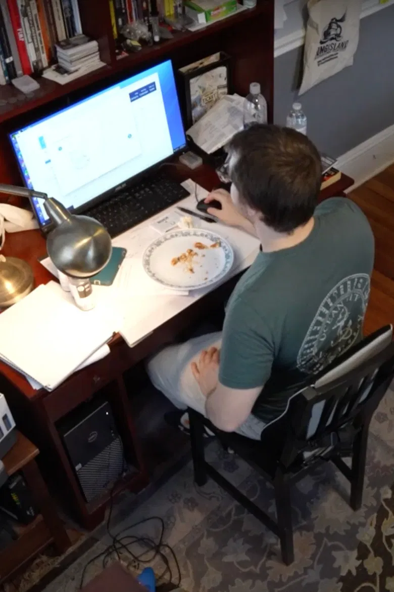 Frustration poster background