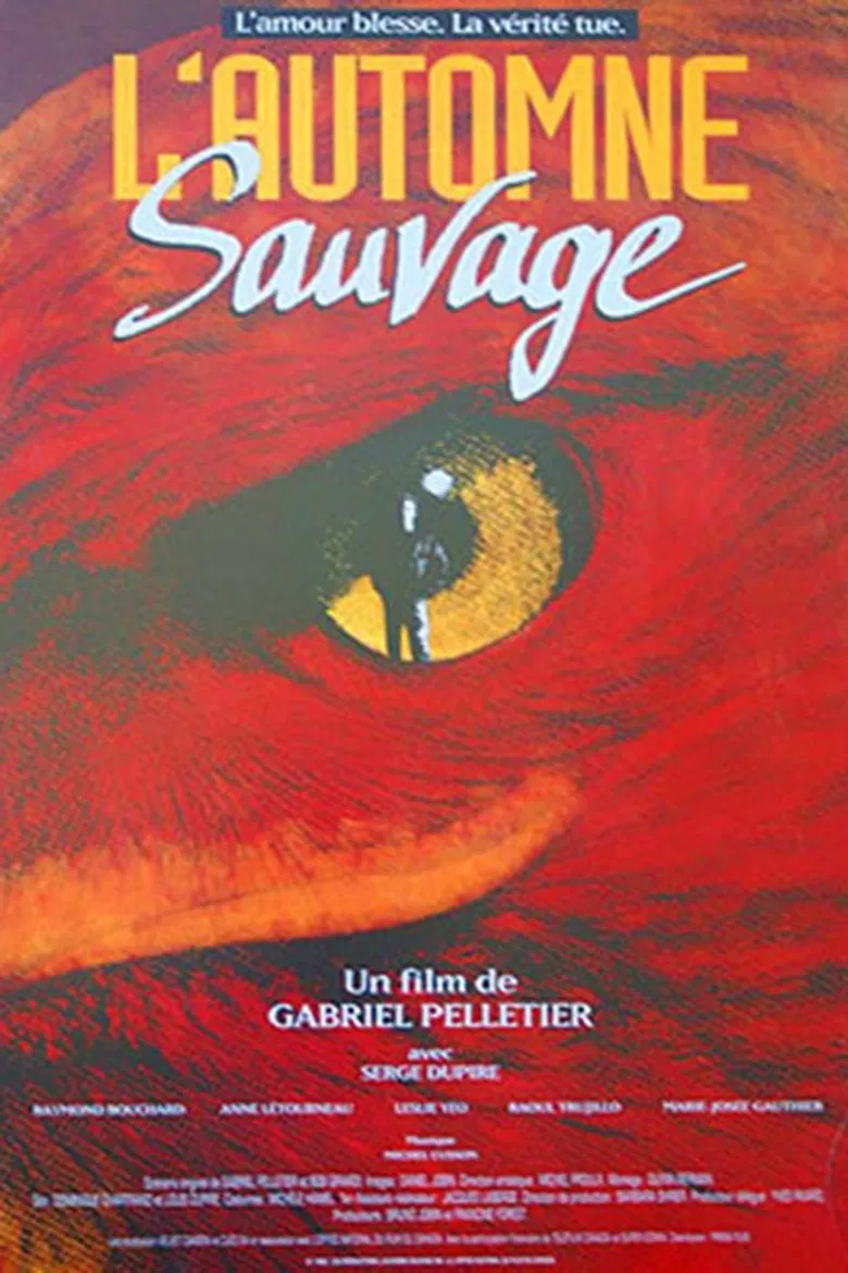 L'automne sauvage poster background